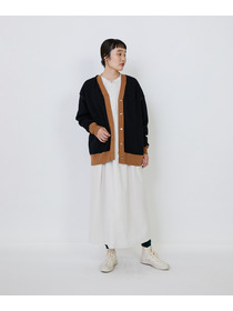 【LOISIR】｜2BUY10%OFF・3BUY20%OFF｜【MTサイズ有り】コットン細コールスモックワンピース 詳細画像 ブラウン 1