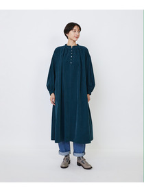 【LOISIR】｜2BUY10%OFF・3BUY20%OFF｜【MTサイズ有り】コットン細コールスモックワンピース 詳細画像 ブラウン 10