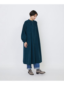 【LOISIR】｜2BUY10%OFF・3BUY20%OFF｜【MTサイズ有り】コットン細コールスモックワンピース 詳細画像 ブラウン 11