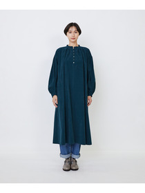 【LOISIR】｜2BUY10%OFF・3BUY20%OFF｜【MTサイズ有り】コットン細コールスモックワンピース 詳細画像 ブラウン 14