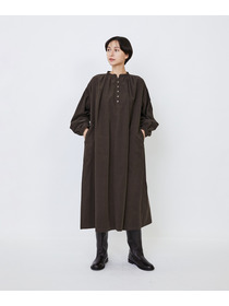 【LOISIR】｜2BUY10%OFF・3BUY20%OFF｜【MTサイズ有り】コットン細コールスモックワンピース 詳細画像 ブラウン 20