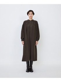 【LOISIR】｜2BUY10%OFF・3BUY20%OFF｜【MTサイズ有り】コットン細コールスモックワンピース 詳細画像 ブラウン 23