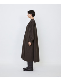 【LOISIR】｜2BUY10%OFF・3BUY20%OFF｜【MTサイズ有り】コットン細コールスモックワンピース 詳細画像 ブラウン 24