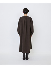 【LOISIR】｜2BUY10%OFF・3BUY20%OFF｜【MTサイズ有り】コットン細コールスモックワンピース 詳細画像 ブラウン 25