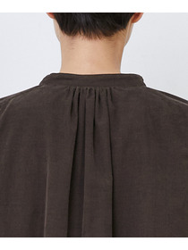 【LOISIR】｜2BUY10%OFF・3BUY20%OFF｜【MTサイズ有り】コットン細コールスモックワンピース 詳細画像 ブラウン 27