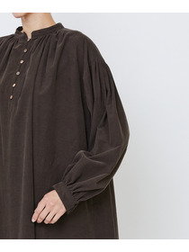 【LOISIR】｜2BUY10%OFF・3BUY20%OFF｜【MTサイズ有り】コットン細コールスモックワンピース 詳細画像 ブラウン 28