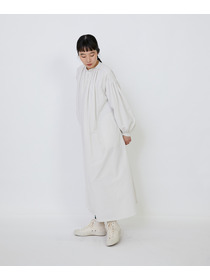 【LOISIR】｜2BUY10%OFF・3BUY20%OFF｜【MTサイズ有り】コットン細コールスモックワンピース 詳細画像 ブラウン 4