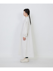 【LOISIR】｜2BUY10%OFF・3BUY20%OFF｜【MTサイズ有り】コットン細コールスモックワンピース 詳細画像 ブラウン 7