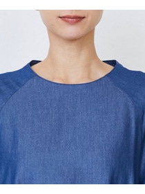 【LOISIR】｜2BUY10%OFF・3BUY20%OFF｜【MTサイズあり】ライトデニムティアードワンピース 詳細画像 インディゴブルー 8