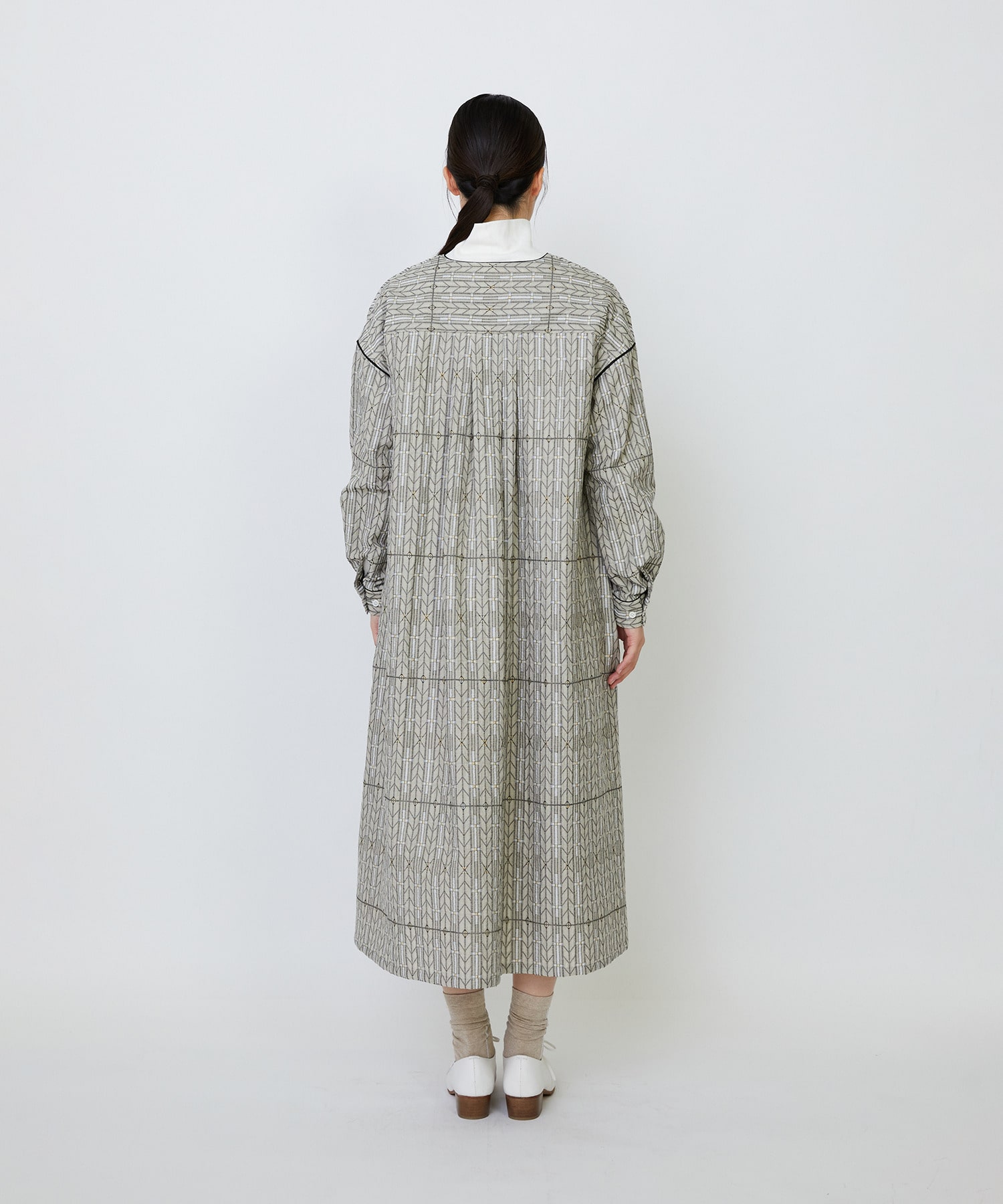 【LOISIR】｜2BUY10%OFF・3BUY20%OFF｜【11月ベストセラーブランド内4位】オリジナルジャカードワンピース 詳細画像 ベージュ系その他 9