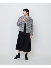 【LOISIR】【10月お気に入り登録ブランド内5位】Vネックジャンパースカート 詳細画像 ブラック 1