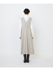 【LOISIR】【10月お気に入り登録ブランド内5位】Vネックジャンパースカート 詳細画像 ブラック 17