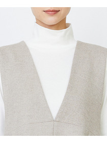 【LOISIR】【10月お気に入り登録ブランド内5位】Vネックジャンパースカート 詳細画像 ブラック 18