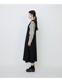 【LOISIR】【10月お気に入り登録ブランド内5位】Vネックジャンパースカート 詳細画像 ブラック 8