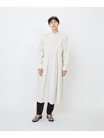 【LOISIR】コットンポプリンシャツワンピース 詳細画像 ネイビー 1