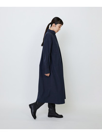 【LOISIR】コットンポプリンシャツワンピース 詳細画像 ネイビー 12