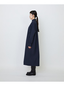 【LOISIR】コットンポプリンシャツワンピース 詳細画像 ネイビー 15