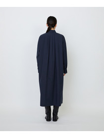 【LOISIR】コットンポプリンシャツワンピース 詳細画像 ネイビー 16