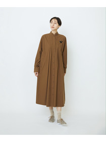 【LOISIR】コットンポプリンシャツワンピース 詳細画像 ネイビー 19