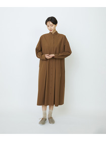 【LOISIR】コットンポプリンシャツワンピース 詳細画像 ネイビー 20