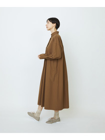 【LOISIR】コットンポプリンシャツワンピース 詳細画像 ネイビー 21