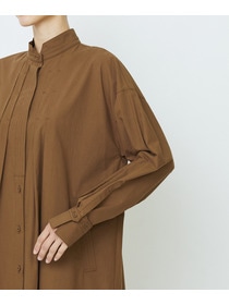 【LOISIR】コットンポプリンシャツワンピース 詳細画像 ネイビー 28