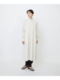 【LOISIR】コットンポプリンシャツワンピース 詳細画像 ネイビー 3