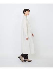 【LOISIR】コットンポプリンシャツワンピース 詳細画像 ネイビー 4