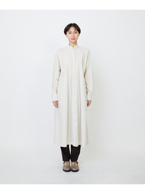 【LOISIR】コットンポプリンシャツワンピース 詳細画像 ネイビー 6