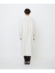 【LOISIR】コットンポプリンシャツワンピース 詳細画像 ネイビー 8