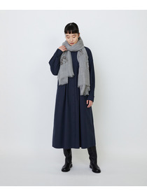 【LOISIR】コットンポプリンシャツワンピース 詳細画像 ネイビー 9