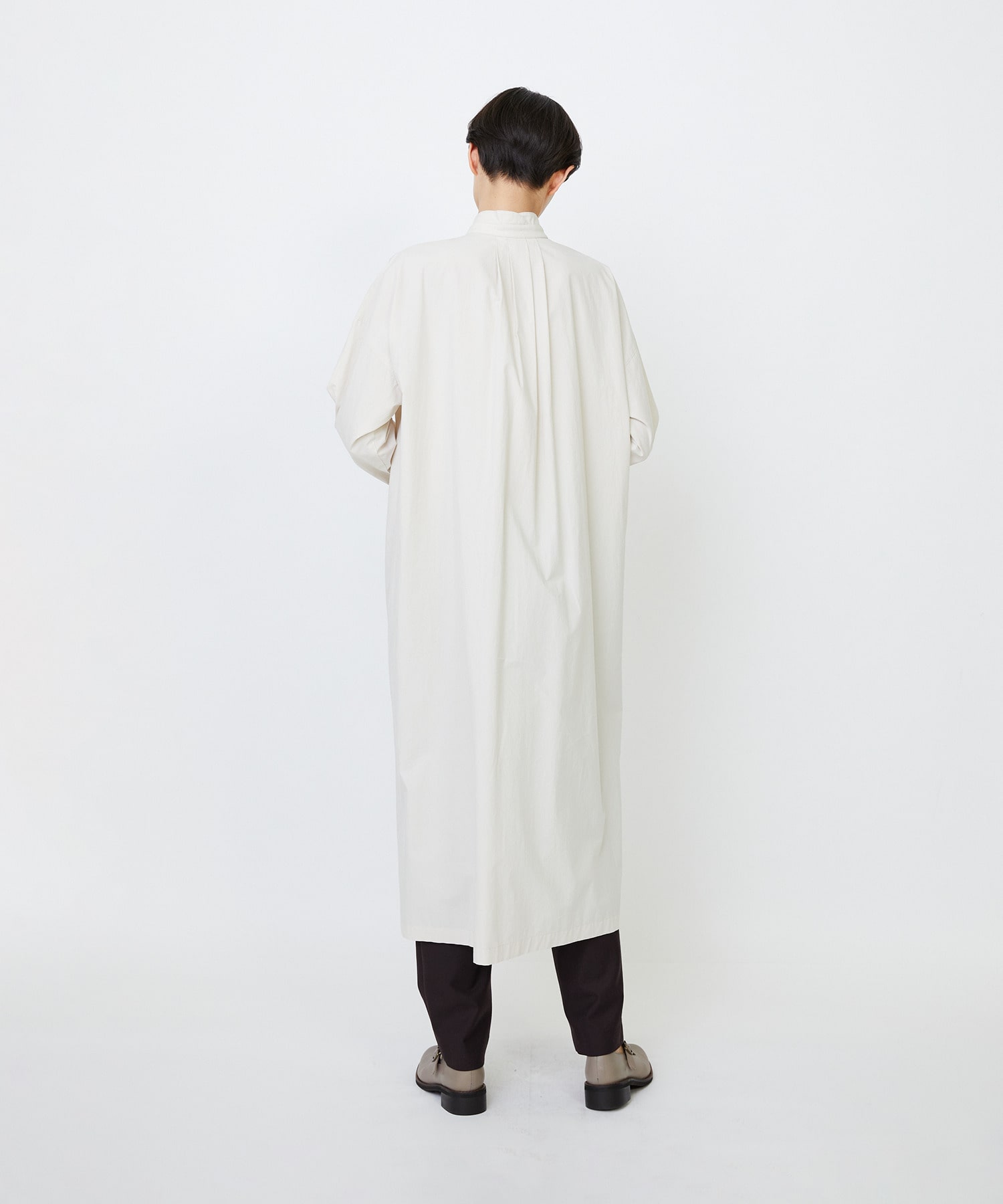 【LOISIR】コットンポプリンシャツワンピース 詳細画像 ネイビー 5