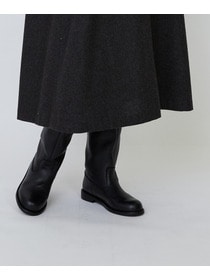 【LOISIR】エステルウールエターミンキーネックワンピース 詳細画像 ブラウン 15