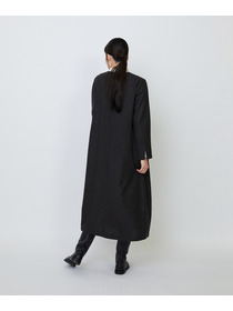 【LOISIR】エステルウールエターミンキーネックワンピース 詳細画像 ブラウン 7