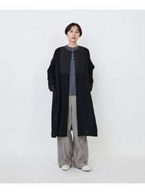 【LOISIR】｜2BUY10%OFF・3BUY20%OFF｜ウールリファインガーゼガウンコート 詳細画像 ライトグレー 10