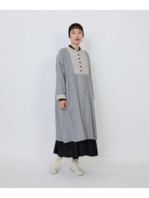 【LOISIR】｜2BUY10%OFF・3BUY20%OFF｜ウールリファインガーゼガウンコート 詳細画像 ライトグレー 4