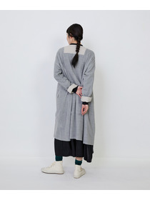 【LOISIR】｜2BUY10%OFF・3BUY20%OFF｜ウールリファインガーゼガウンコート 詳細画像 ライトグレー 6