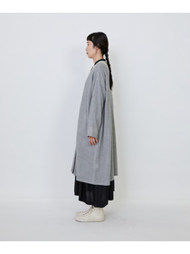 【LOISIR】｜2BUY10%OFF・3BUY20%OFF｜ウールリファインガーゼガウンコート 詳細画像 ライトグレー 8