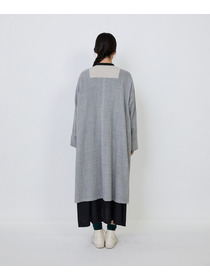 【LOISIR】｜2BUY10%OFF・3BUY20%OFF｜ウールリファインガーゼガウンコート 詳細画像 ライトグレー 9