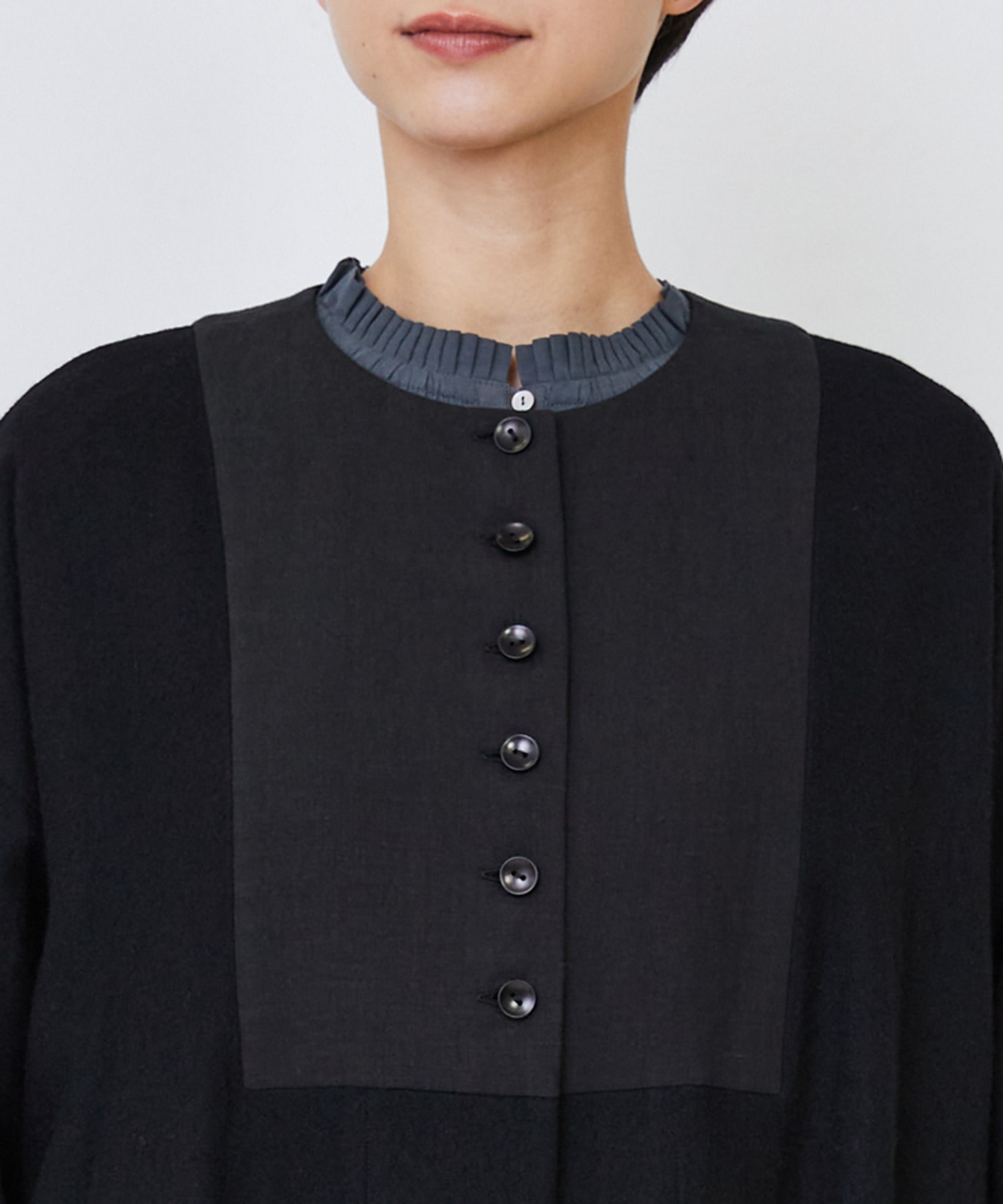 【LOISIR】｜2BUY10%OFF・3BUY20%OFF｜ウールリファインガーゼガウンコート 詳細画像 ライトグレー 19