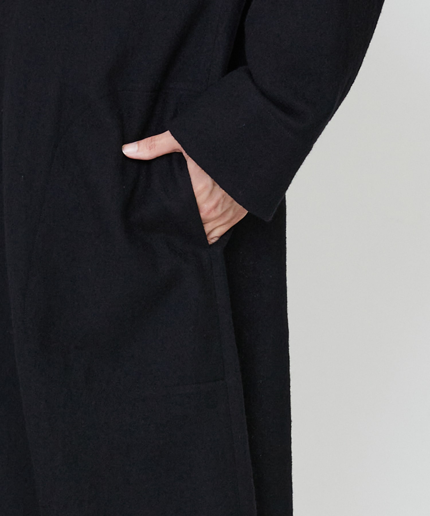 【LOISIR】｜2BUY10%OFF・3BUY20%OFF｜ウールリファインガーゼガウンコート 詳細画像 ライトグレー 22