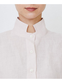 【LOISIR】グランジリネンボクシーシャツ 詳細画像 オフホワイト 19