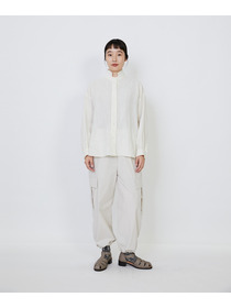 【LOISIR】グランジリネンボクシーシャツ 詳細画像 オフホワイト 4