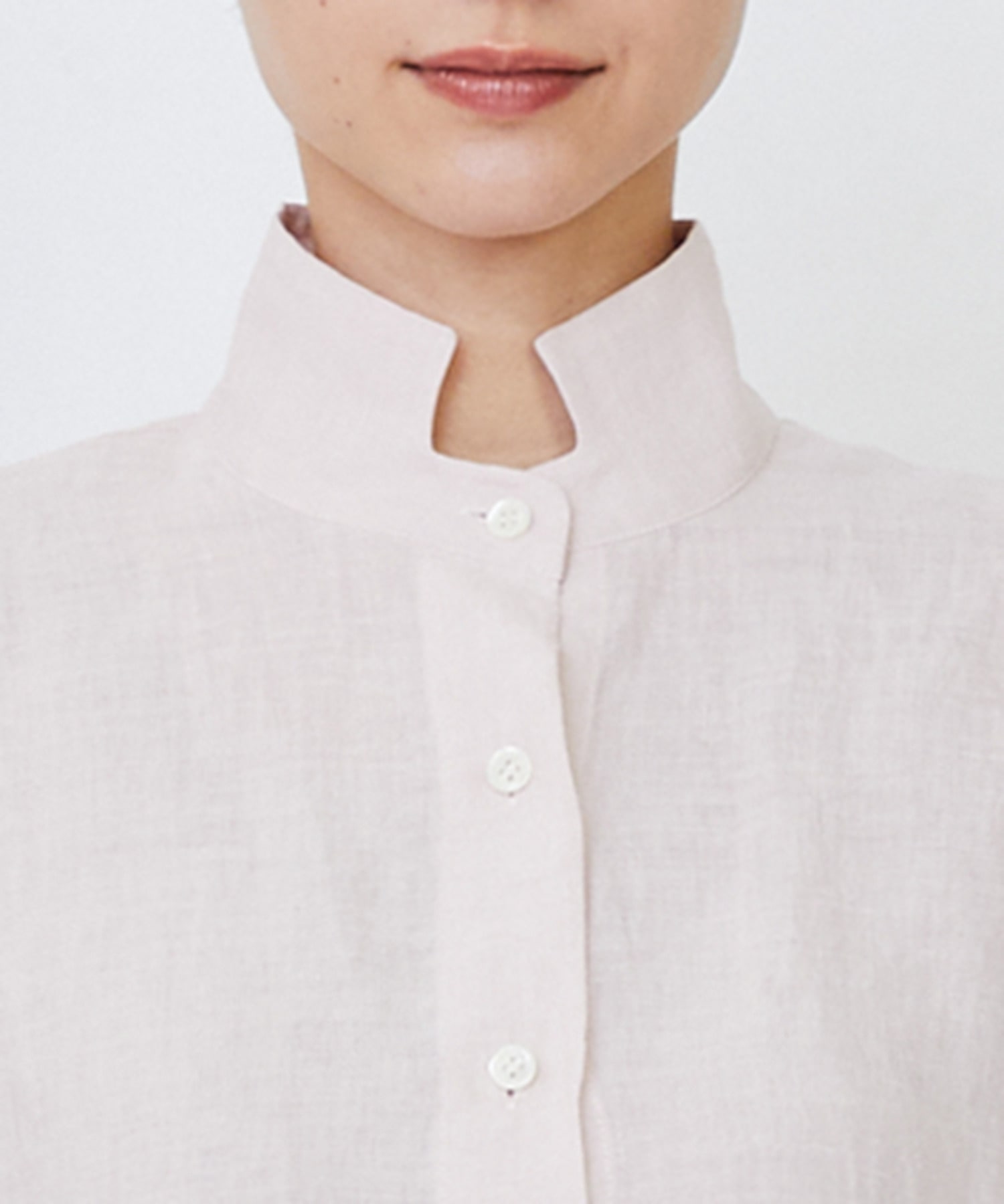 【LOISIR】グランジリネンボクシーシャツ 詳細画像 オフホワイト 19