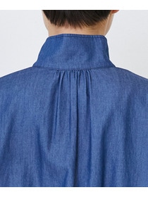 【LOISIR】ライトデニムボクシーシャツ 詳細画像 インディゴブルー 14