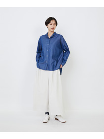 【LOISIR】ライトデニムボクシーシャツ 詳細画像 インディゴブルー 4