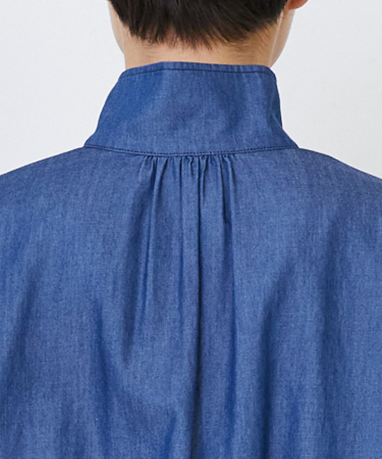 【LOISIR】ライトデニムボクシーシャツ 詳細画像 インディゴブルー 14