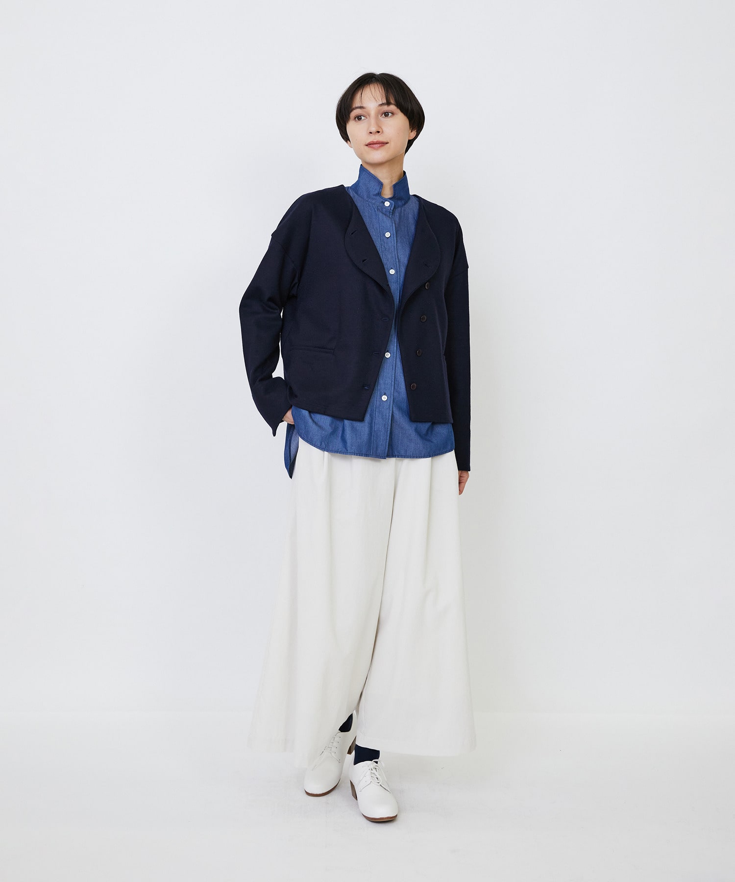 ライトデニムボクシーシャツ｜BIGI online store - ビギ