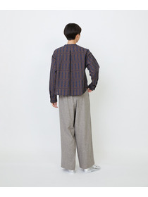 【LOISIR】オリジナルジャカードブラウス 詳細画像 ブラウン系その他 14