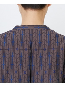 【LOISIR】オリジナルジャカードブラウス 詳細画像 ブラウン系その他 19